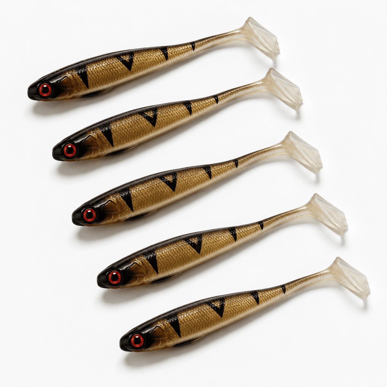 Lot - 5 Leurre souple shad 7 cm – 2,4 g spécial carnassiers
